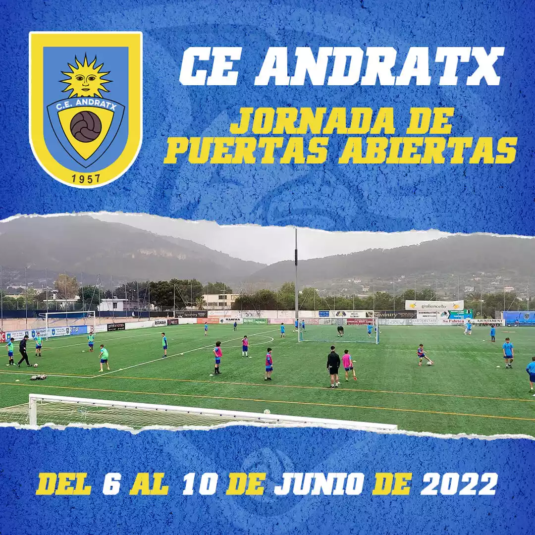 CE Andratx - Cartel Jornada Puertas Abiertas
