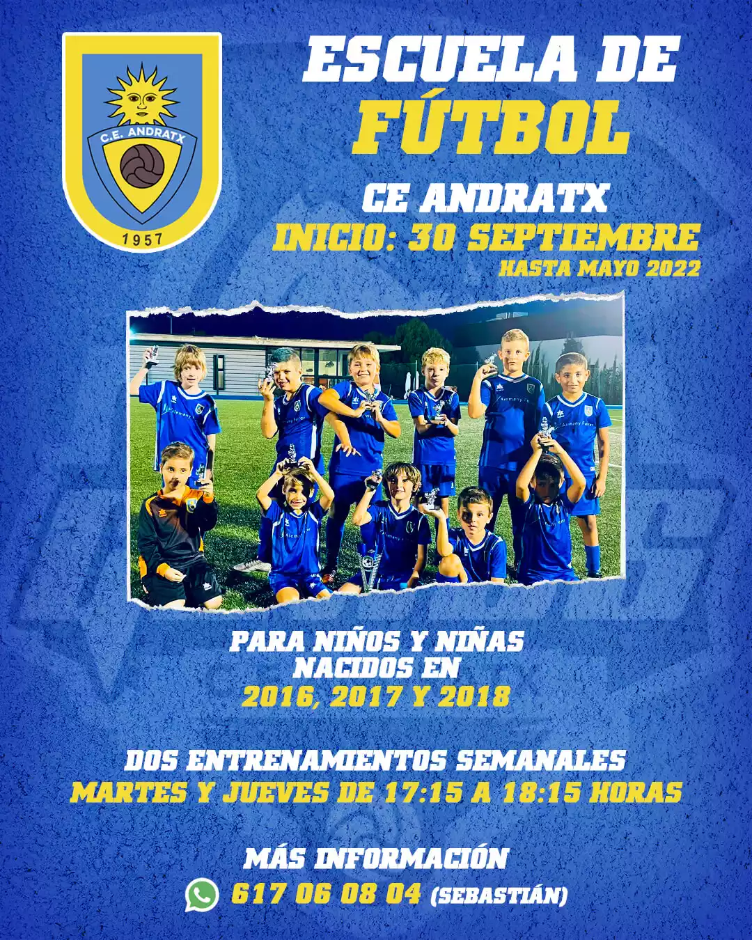 CE Andratx - Cartel Escuela de Fútbol