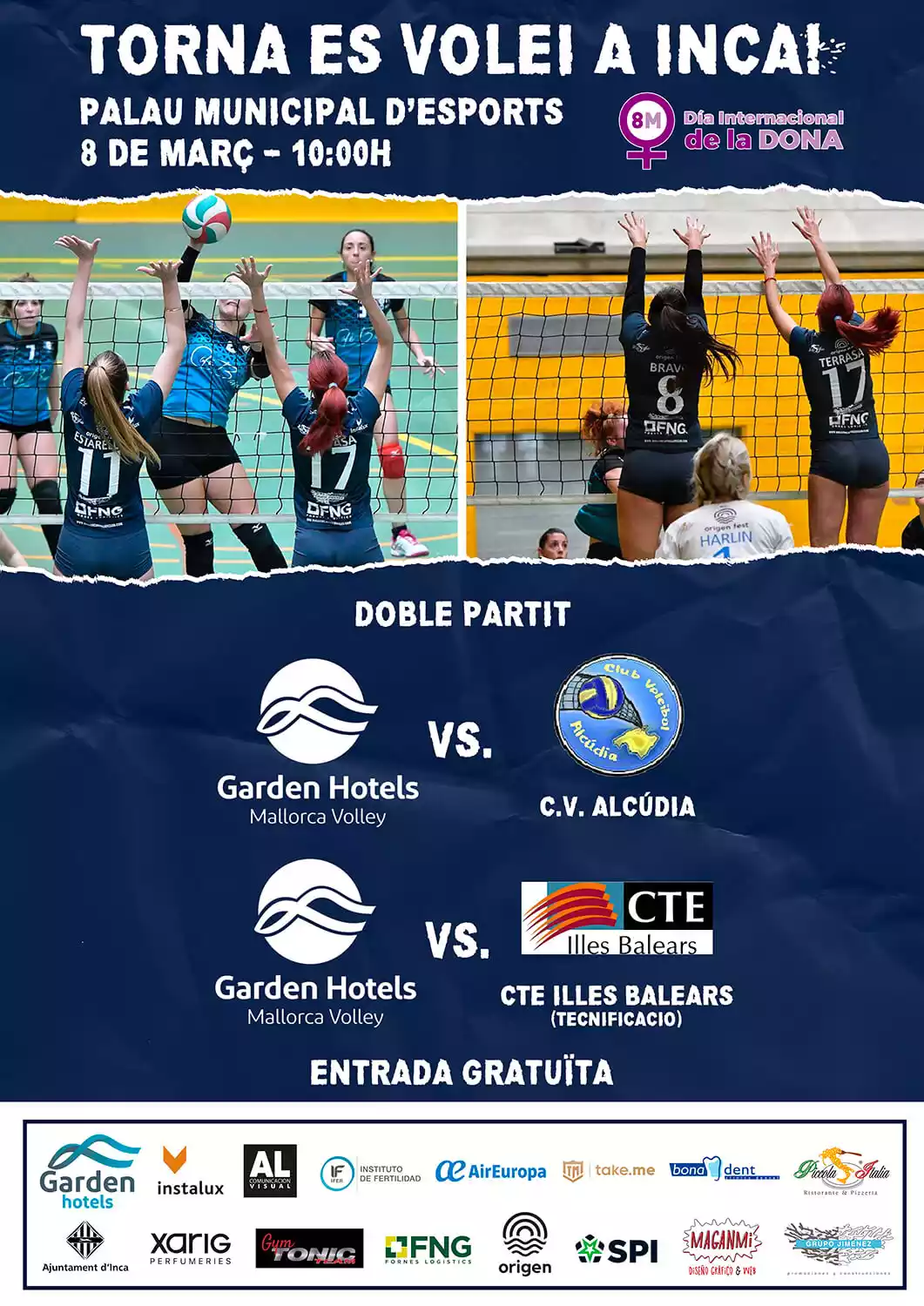 Cartel GH Mallorca Volley 8M