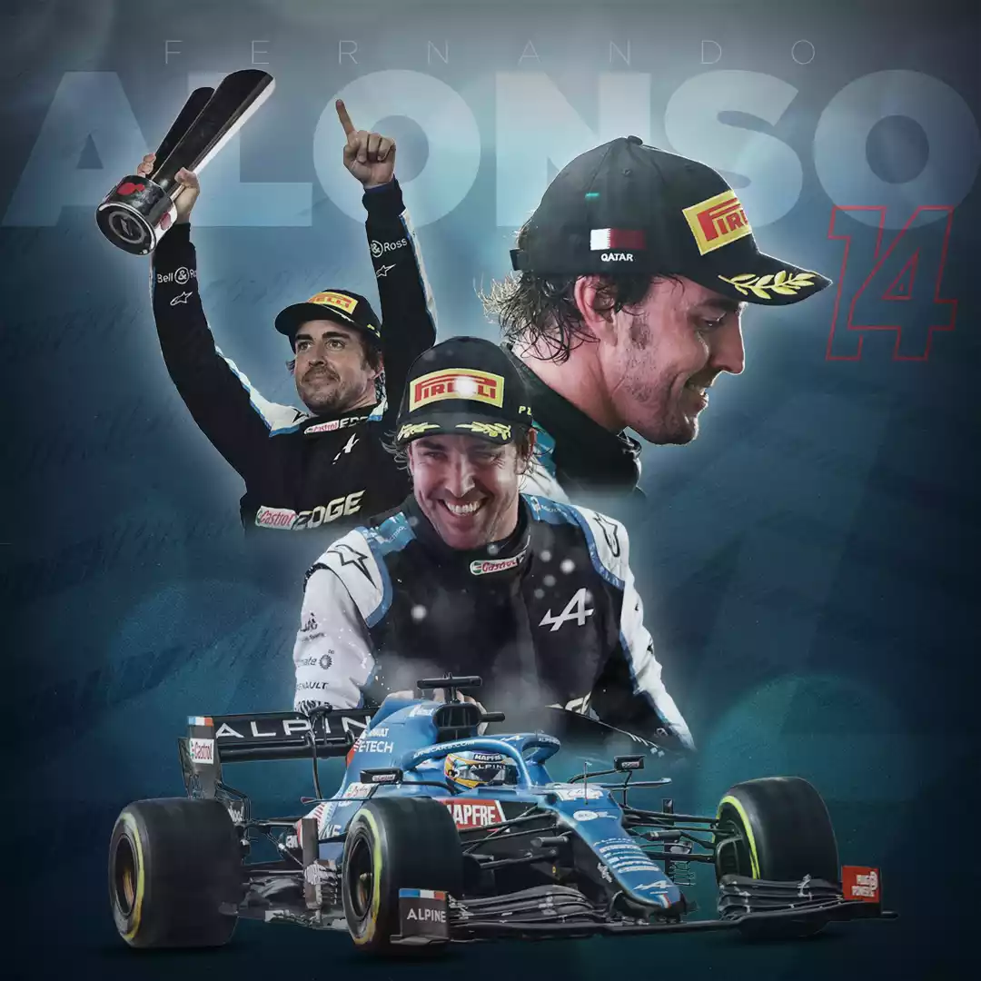 Fernando Alonso (Alpine) - Edit