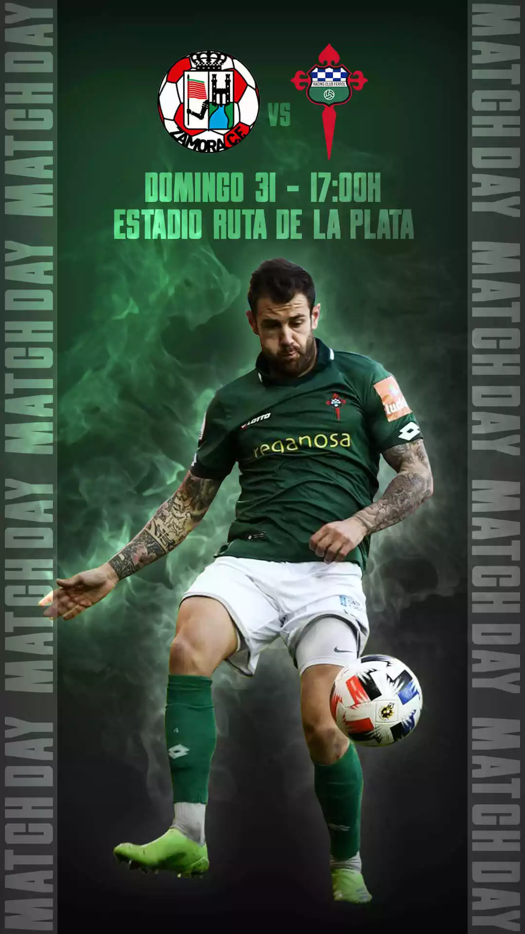 Match Day Jon Garcia (Racing Ferrol)