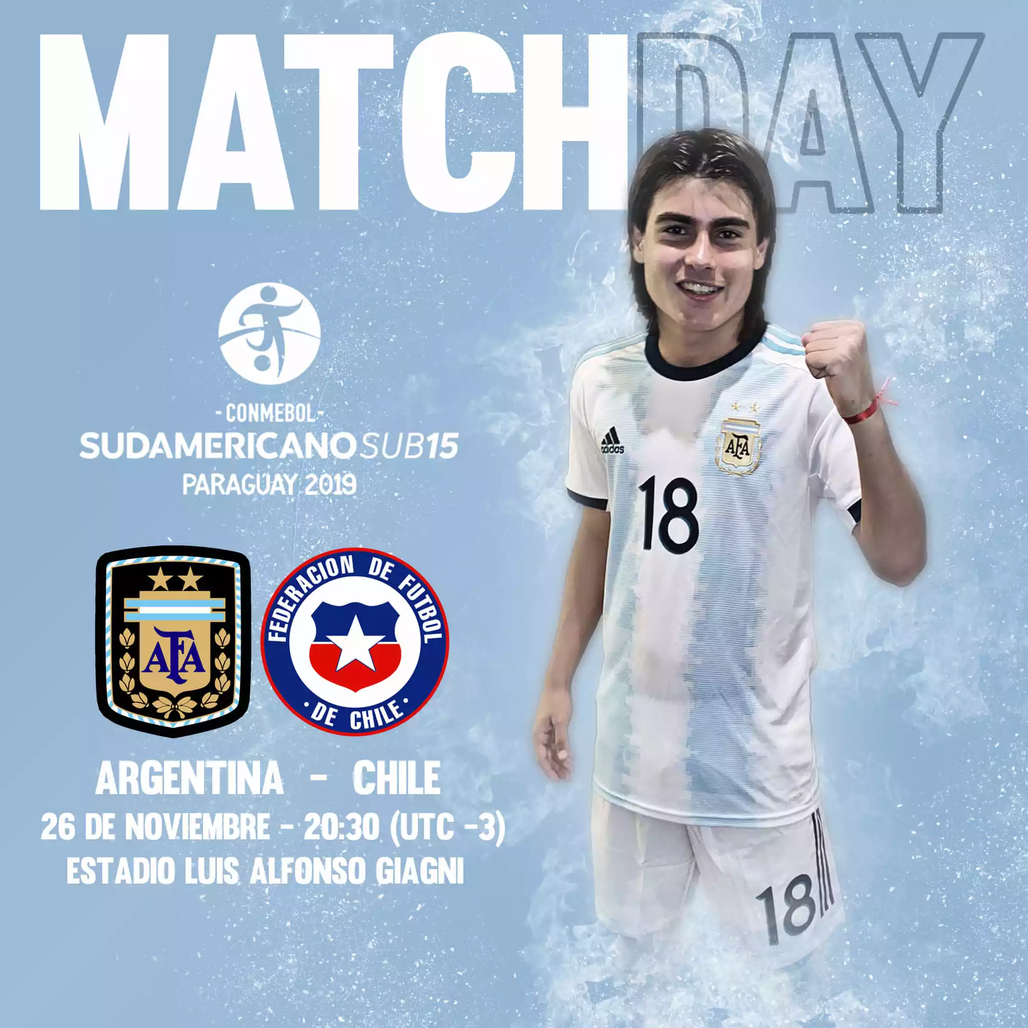 Match Day Luka Romero (Argentina Sub-15)
