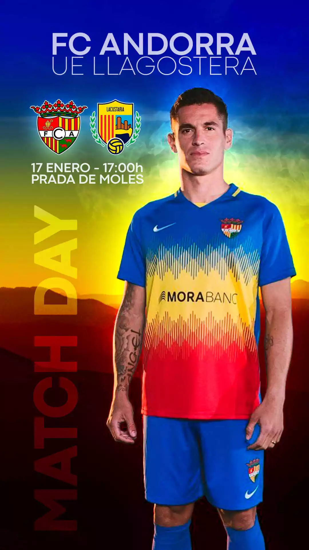 Match Day Marc Pedraza (FC Andorra)