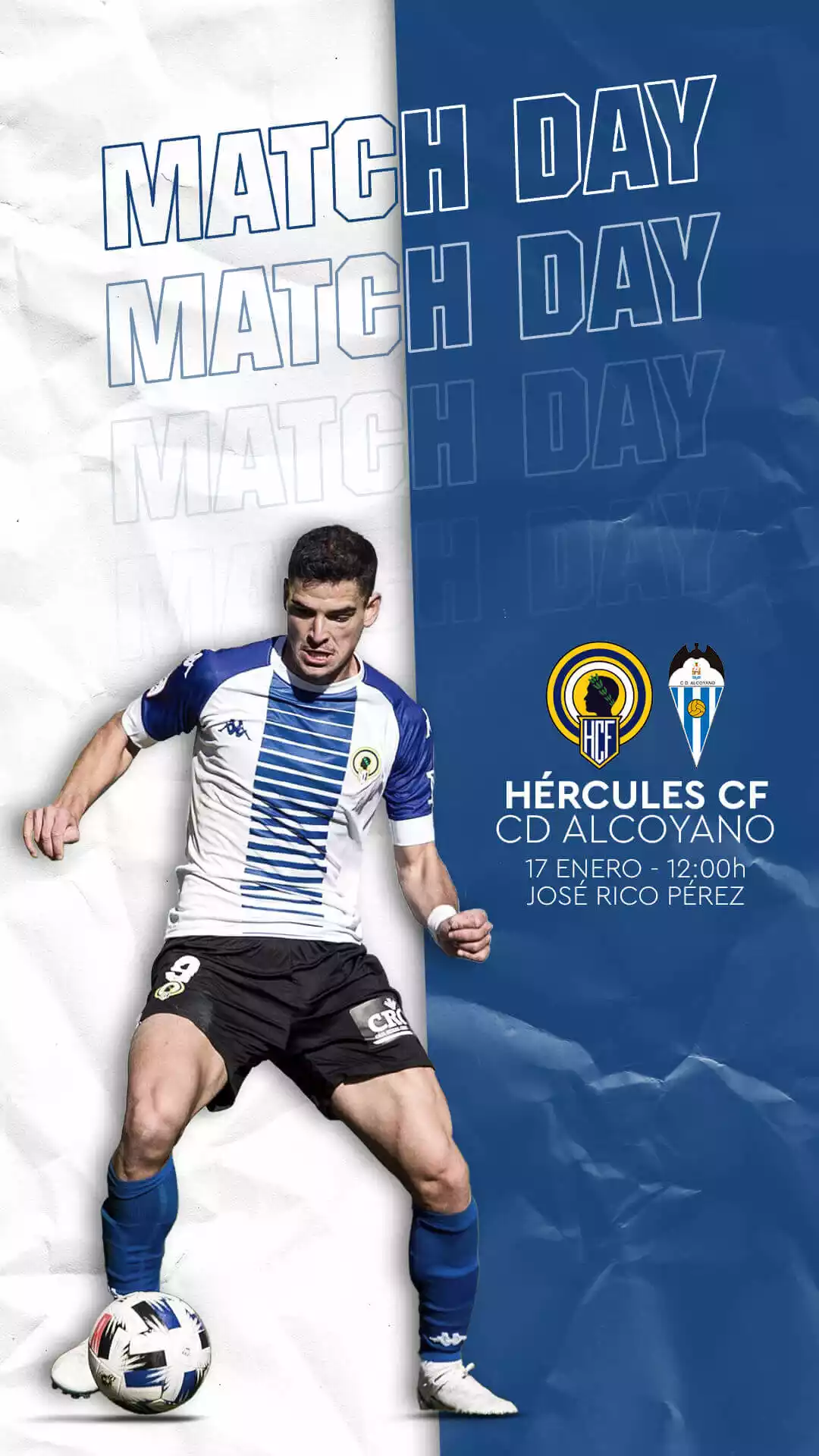 Match Day Sergio Buenacasa (Hercules CF)