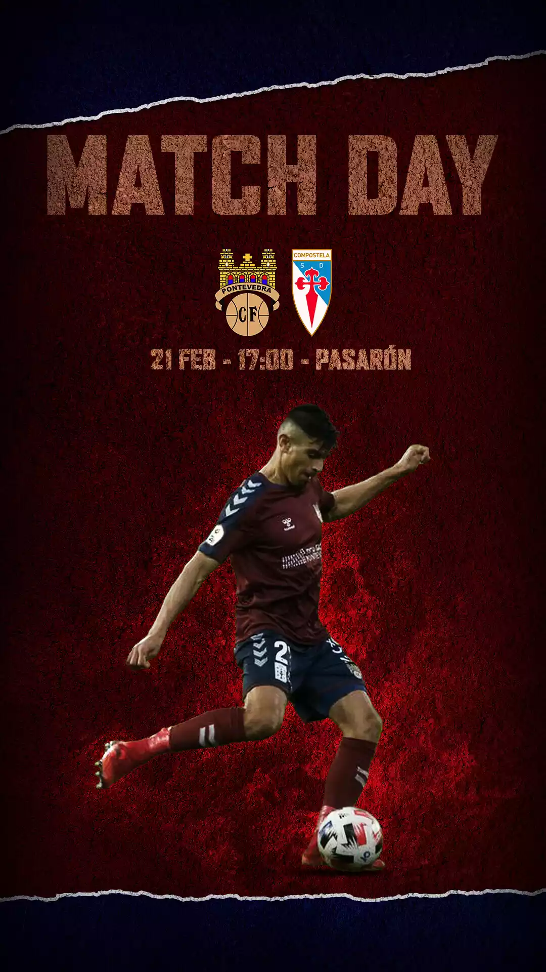 Match Day Xisco Campos (Pontevedra CF)