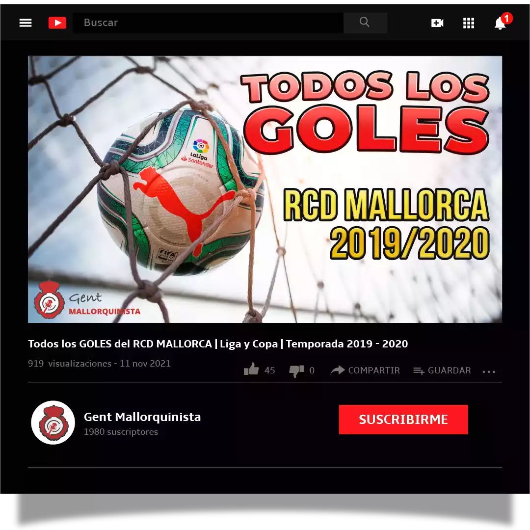 Miniatura goles RCD Mallorca 2019-20