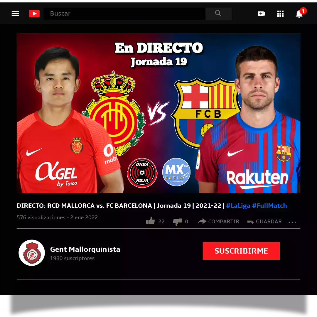 RCD Mallorca - FC Barcelona Match thumbnail