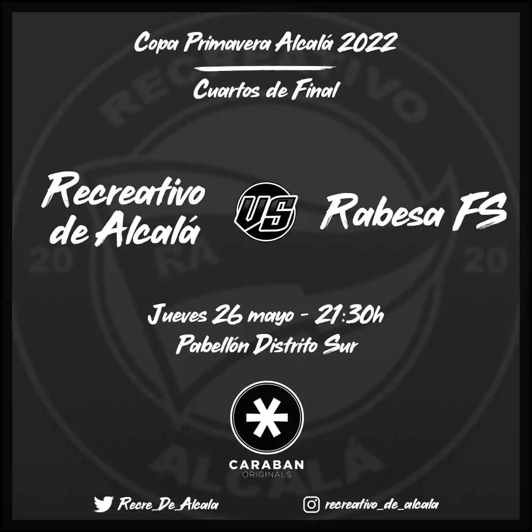 Recreativo de Alcalá - Horario Copa