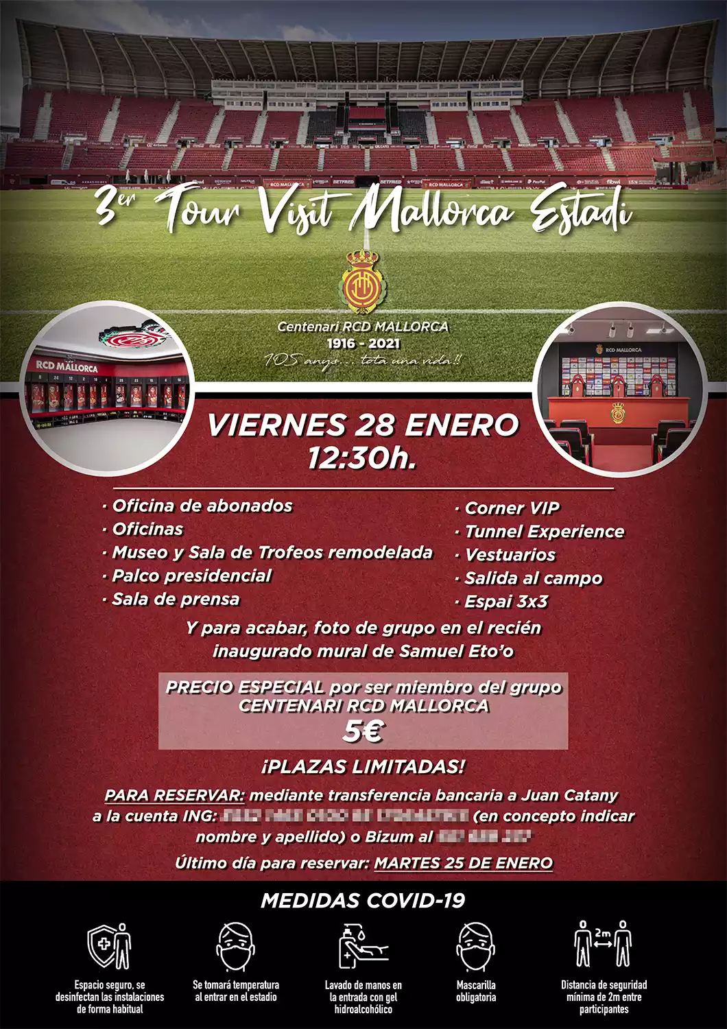 Tour estadio RCD Mallorca